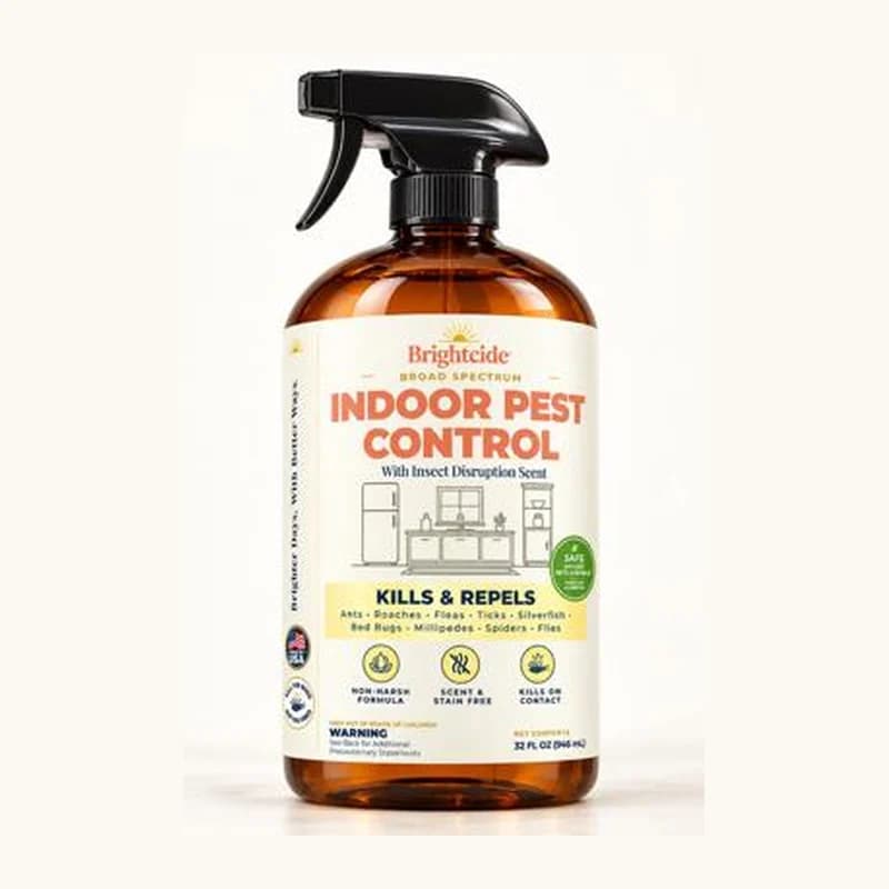 Concept render of the Brightcide Indoor Pest Control trigger bottle