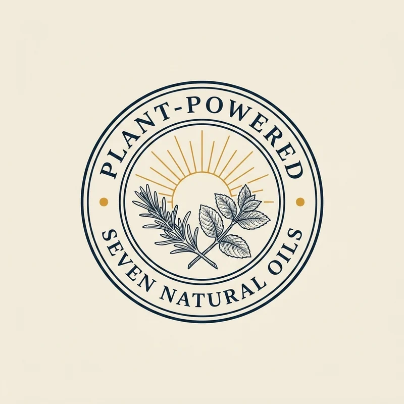 Plant-Powered, seven natural oils
